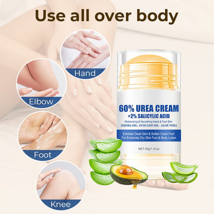 🔥 HEISSER VERKAUF 🔥 Feuchtigkeitsspendende & Anti-Riss-Fußcreme – Intensive Feuchtigkeit, Repariert trockene & rissige Fersen, Weicht raue Haut auf ✨