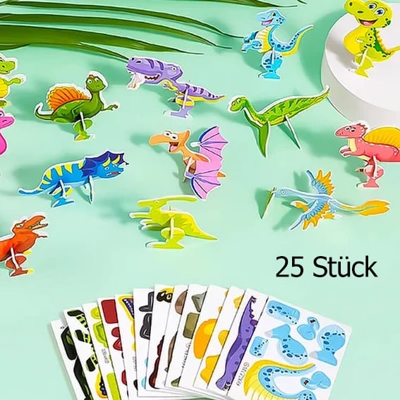 🎅🎁Weihnachtsangebot – 50 % Rabatt⏳🦖Erzieherisches 3D-Cartoon-Puzzle
