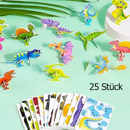 🎅🎁Weihnachtsangebot – 50 % Rabatt⏳🦖Erzieherisches 3D-Cartoon-Puzzle