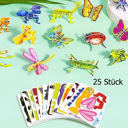 🎅🎁Weihnachtsangebot – 50 % Rabatt⏳🦖Erzieherisches 3D-Cartoon-Puzzle