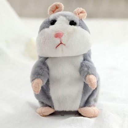 Sprechender Plüsch-Hamster – wiederholt alles, was man sagt, bewegt dabei automatisch den Kopf; ein Riesenspaß für Kinder und Erwachsene