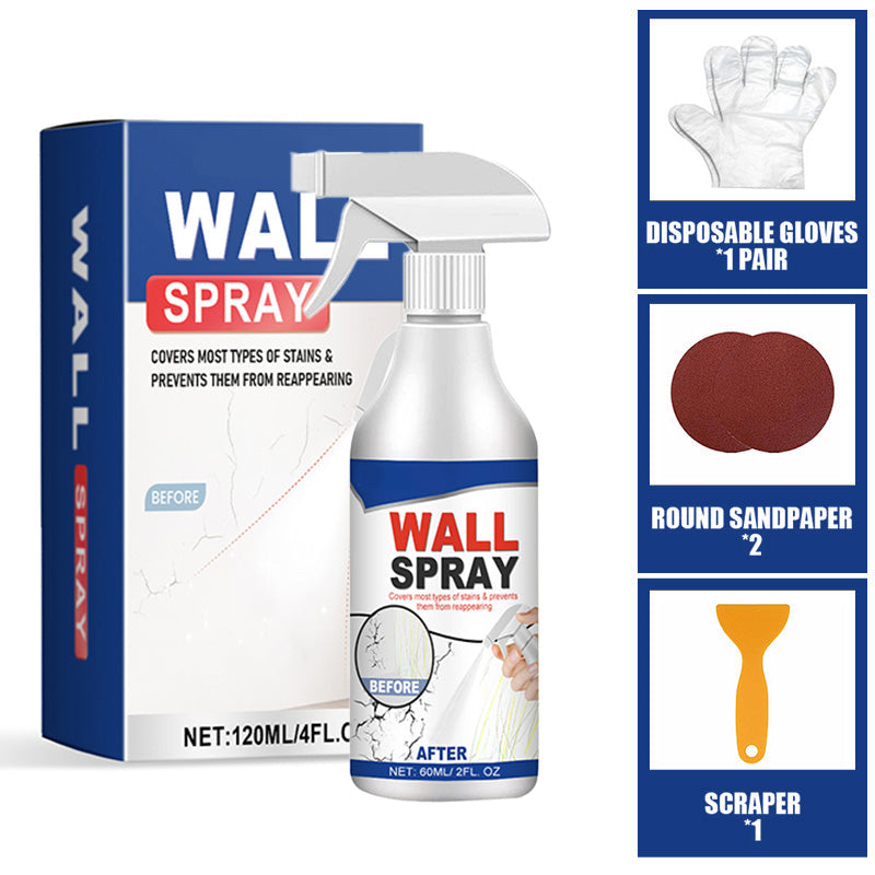 😍Zeitlich begrenzter Rabatt! Mehr Rabatt kaufen🥰Magic Wall Repair Spray Set - Staub- und schmutzabweisend