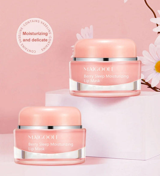 Feuchtigkeitsspendende Lippenmaske für den Schlaf