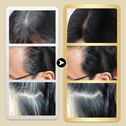 📢📢50 % Rabatt!! ⏰Temporäre Haarfärbemaske mit Applikationskamm - Sofortige Grauabdeckung für Haare & Bart