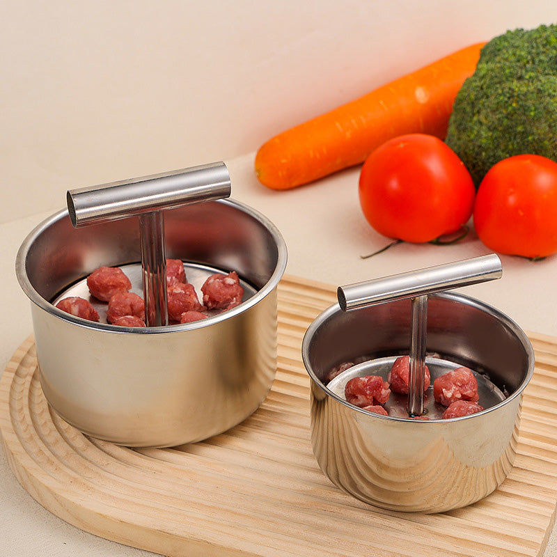 📢📢 50 % Rabatt !! ⏰🍡 Fleischbällchen‑Maker aus lebensmittelechtem Edelstahl für die Küche