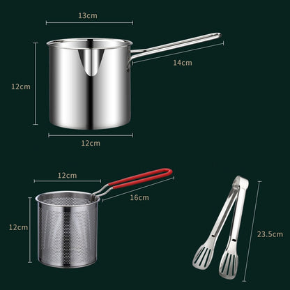 🥳HEISSER SALE 2026🥳💞50.000+ VERKAUFT!👵❤️  Multifunktionale Fritteuse aus Edelstahl 304