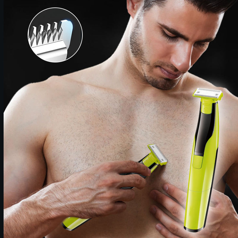 Multifunktionaler elektrischer wasserdichter schnurloser Rasierer,Unisex-Rasierer