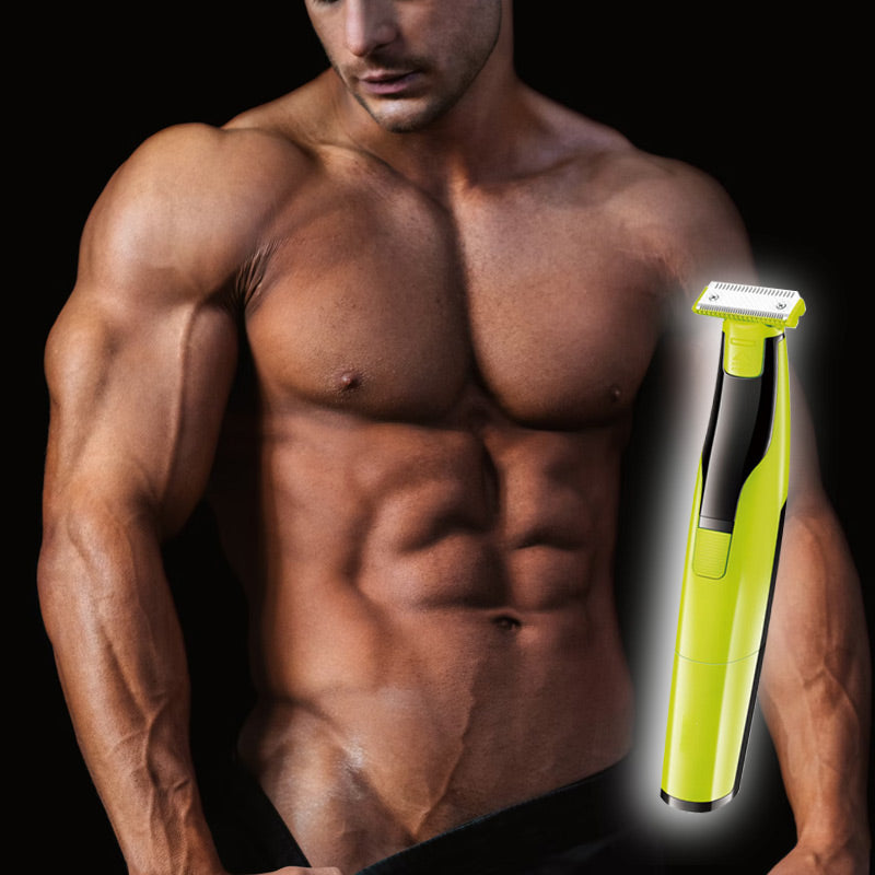 Multifunktionaler elektrischer wasserdichter schnurloser Rasierer,Unisex-Rasierer