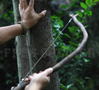 📢 Letzter Tag mit Rabatt! ⏰🪵 Edelstahl-Drahtsäge – Kompakt &amp; Vielseitig für Outdoor &amp; Survival! ⛺