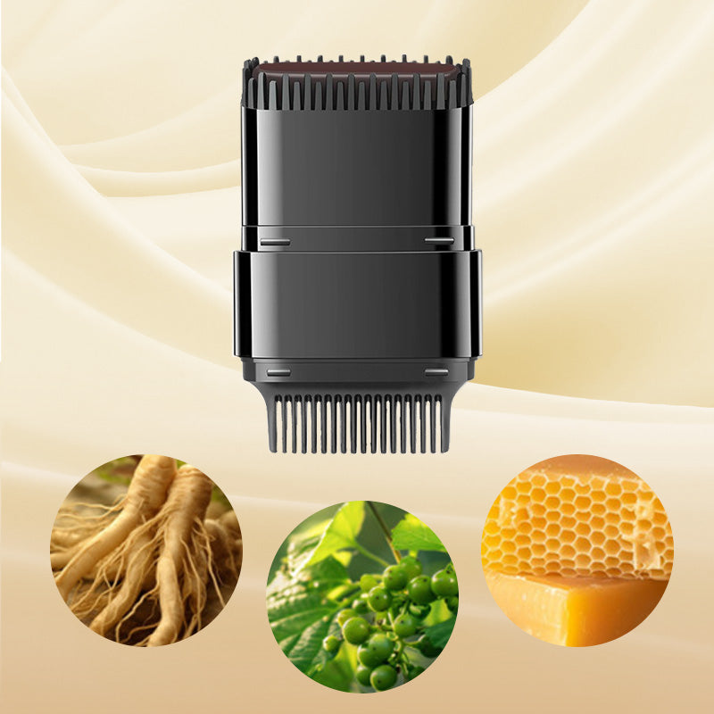 🔥Kaufen Sie 1 und erhalten Sie 1 gratis🎁Tragbarer Haarfärbekamm zur Abdeckung grauer Haare ！Naturschwarz, Schwarzbraun, Kaffee