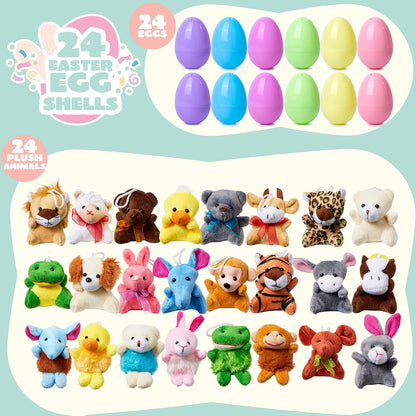 🔥LETZTER TAG – 49% RABATT🔥12/24 STÜCK OSTER-EIER MIT LANGSAM AUFGEHENDEN SQUISHY-SPIELZEUGEN