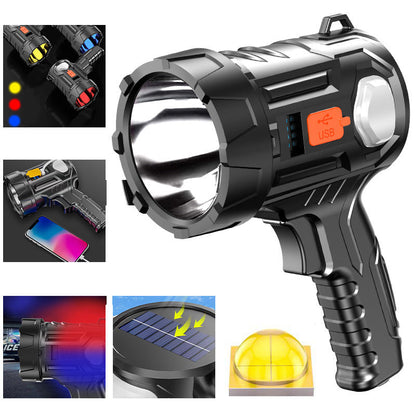 🔥Tragbare Handheld Hochleistungs-LED-Taschenlampe🔦✨