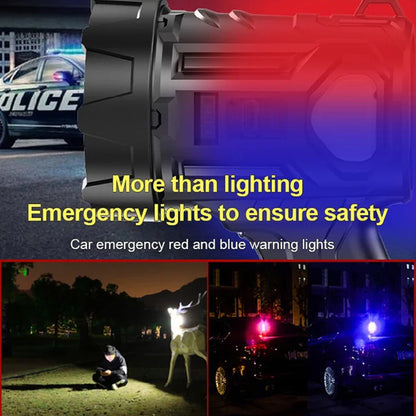 🔥Tragbare Handheld Hochleistungs-LED-Taschenlampe🔦✨