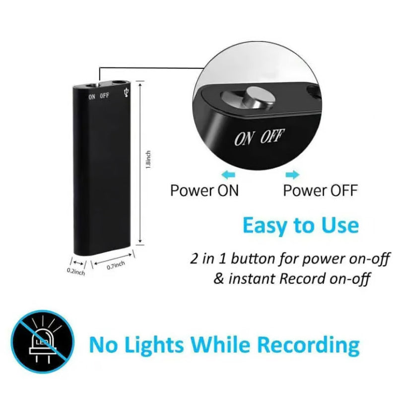 🎙️ 50% RABATT JETZT ! ✨ Mini Digital Audio Voice Recorder Pen – Diskrete Aufnahme, Lange Akkulaufzeit & Einfache Übertragung ✨