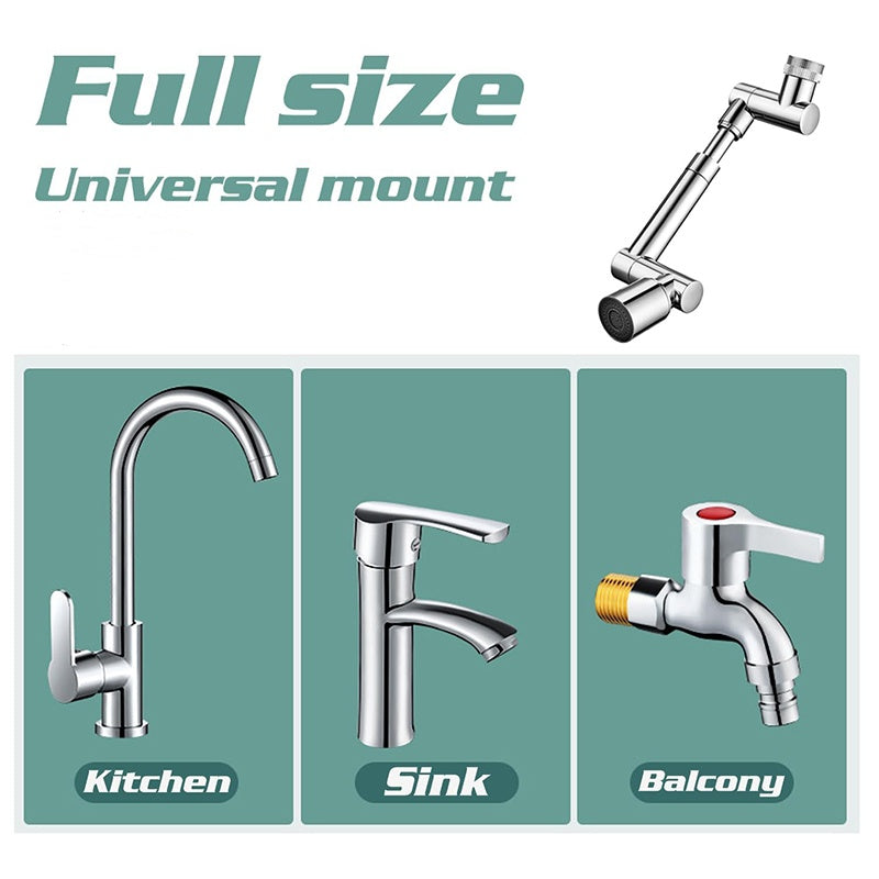 ⏳Begrenzte Zeit 50% Rabatt💥Um 1440° schwenkbarer Wasserhahn-Extender mit 2 Wasserauslass-Modi
