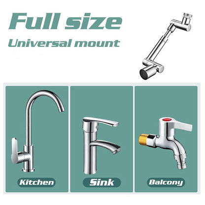 ⏳Begrenzte Zeit 50% Rabatt💥Um 1440° schwenkbarer Wasserhahn-Extender mit 2 Wasserauslass-Modi