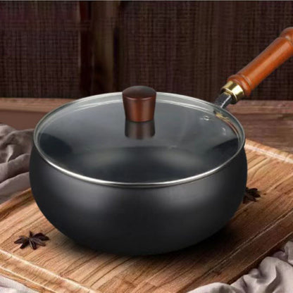 🍳🔥 Schwerer Gusseisentopf (unbeschichtet) – Robust & vielseitig – Ideal für Schmoren, Braten oder Backen – gleichmäßige Hitzeverteilung 🍲✨🛠️