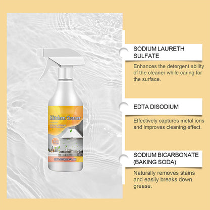 🧼 Effektives Entfettungsspray für die Küche – Löst Fett wie von Zauberhand! ✨🔥 Nur einmal sprühen, kein Schrubben nötig – Ihre Küche bleibt blitzblank. 💪🍳