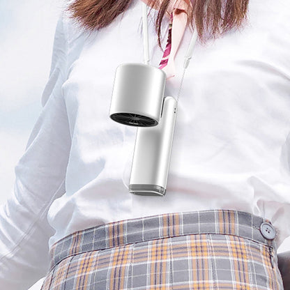 🧊 SOMMERAKTION -50%! 💦 2026 Mini-Röhrenventilator – Leistungsstarke Eiskühlung, 4000-mAh-Akku, 183 mm kompakt · Grau, Rosa & Weiß ❄️🔥