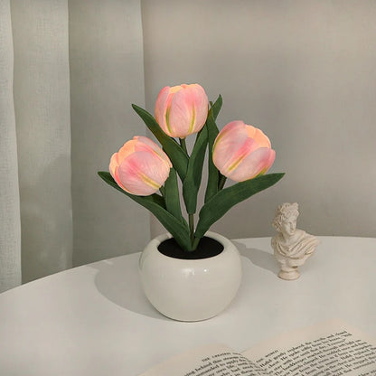 LED-Tulpen-Nachtlicht-Blumen-Tischlampe🌷✨2 kaufen, versandkostenfrei