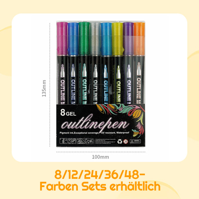 Farbige Lightstick Graffiti Textmarker-Stifte