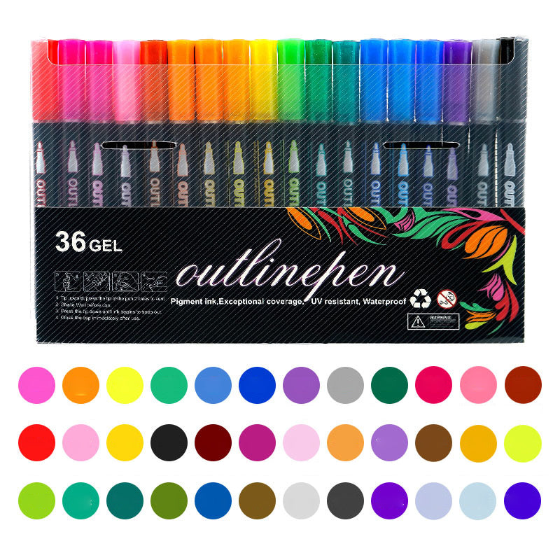 Farbige Lightstick Graffiti Textmarker-Stifte