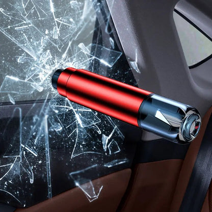 🚨 Auto-Notfallhammer mit Gurtschneider 🔪 | Wolfram-Spitze zertrümmert Verbundglas | Kompakt 96mm | Lebensretter bei Überschlag & Unterwasser | Made in Germany 🇩🇪