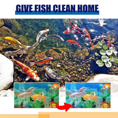 💧Chlorentfernungstabletten für Fischteiche & Aquarien - Schnelle Chlorneutralisierung | Süß- & Salzwasser