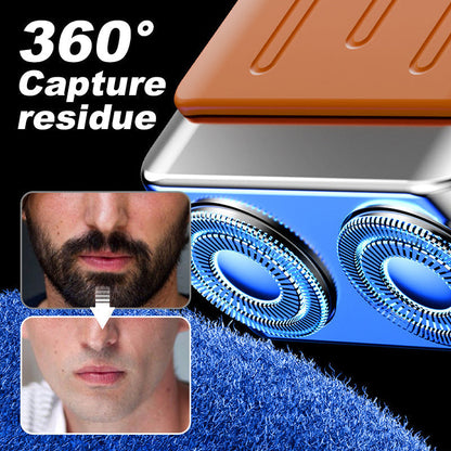 🔥Bestseller-Neuheit❤️‍🔥 Tragbarer elektrischer Mini-Rotationsrasierer für Männer💥💥Befristetes Angebot: 50% Rabatt auf Bestellungen