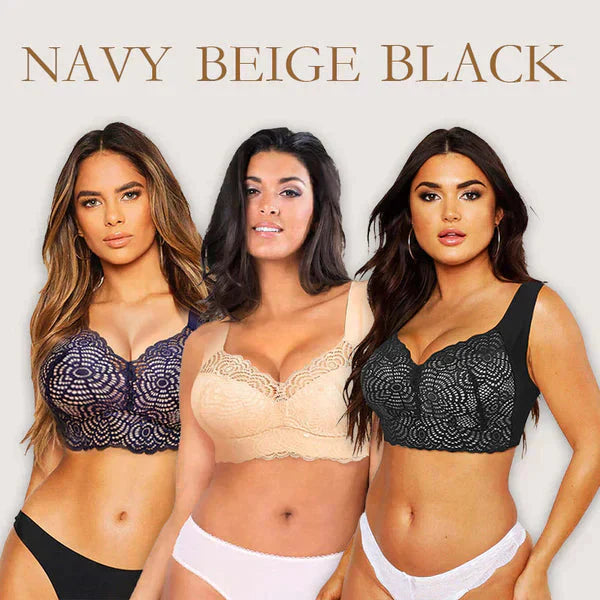 Der Muttertagsverkauf ist da!！！🔥Kostenloser Versand🌟Ultimate Lift Stretch Full Shape Seamless Lace Bra (3 PCS)