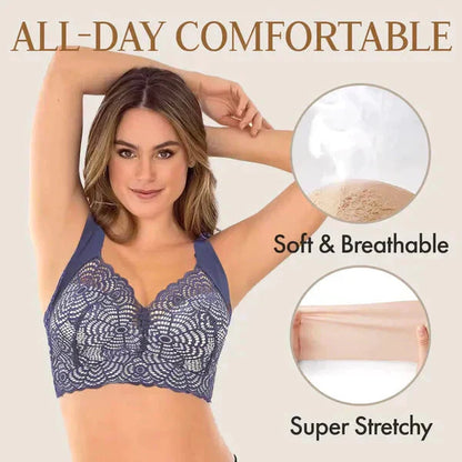 Der Muttertagsverkauf ist da!！！🔥Kostenloser Versand🌟Ultimate Lift Stretch Full Shape Seamless Lace Bra (3 PCS)