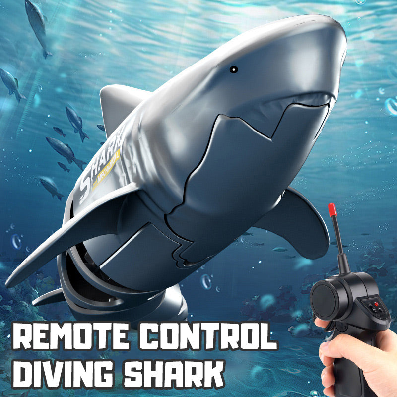 🦈 JETZT 50 % RABATT! 🌊 Ferngesteuerter Tauchhai – Realistische Schwimmbewegungen & wasserdicht – Interaktives Badespielzeug für Kinder 🎁