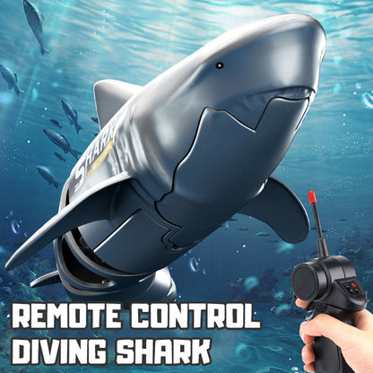 🦈 JETZT 50 % RABATT! 🌊 Ferngesteuerter Tauchhai – Realistische Schwimmbewegungen & wasserdicht – Interaktives Badespielzeug für Kinder 🎁