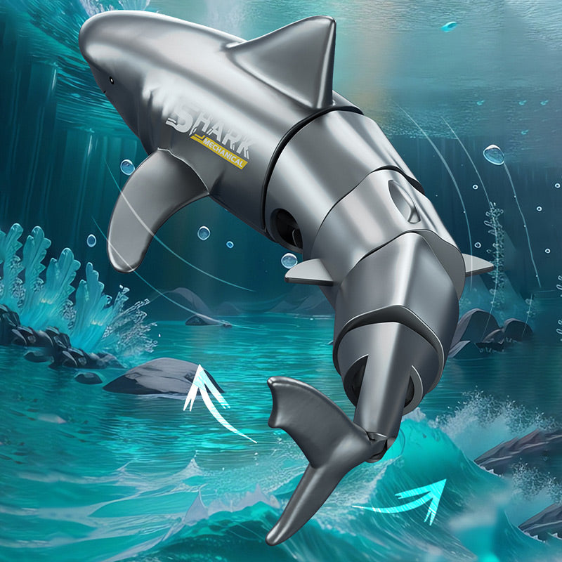 🦈 JETZT 50 % RABATT! 🌊 Ferngesteuerter Tauchhai – Realistische Schwimmbewegungen & wasserdicht – Interaktives Badespielzeug für Kinder 🎁