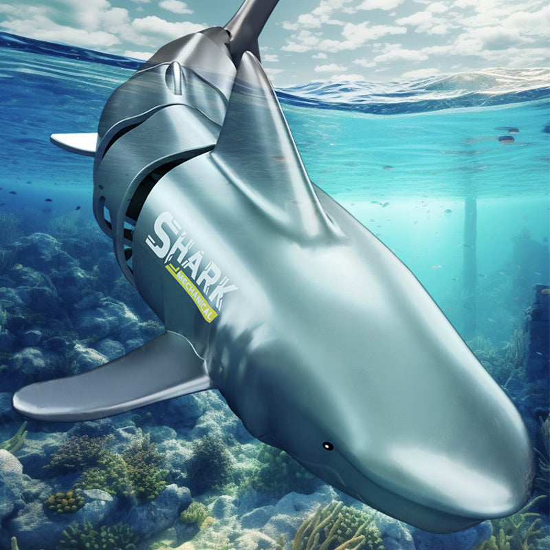🦈 JETZT 50 % RABATT! 🌊 Ferngesteuerter Tauchhai – Realistische Schwimmbewegungen & wasserdicht – Interaktives Badespielzeug für Kinder 🎁