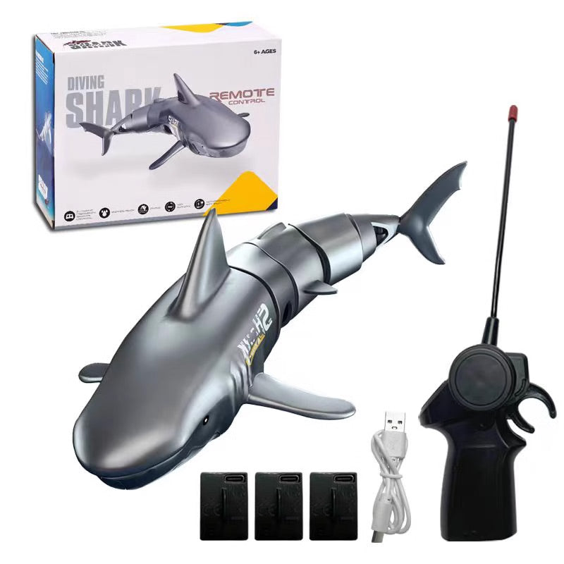 🦈 JETZT 50 % RABATT! 🌊 Ferngesteuerter Tauchhai – Realistische Schwimmbewegungen & wasserdicht – Interaktives Badespielzeug für Kinder 🎁