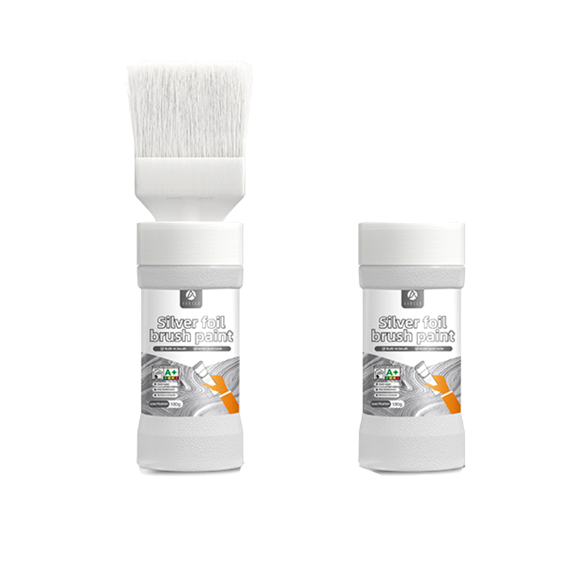 ✨Neu eingetroffen✨ Metallic-Silberfarbe auf Wasserbasis mit integriertem Pinsel (50 % Rabatt)