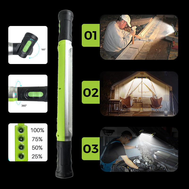 🔦 Vielseitige LED-Arbeitsleuchte mit Magnetfuß 💡🎁
