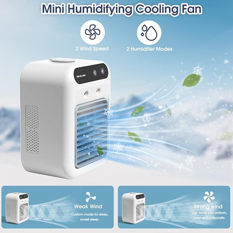 ❄️Sommeraktion: 50 % Rabatt❄️ Mini-Klimaanlage mit Kühl- und Befeuchtungsfunktion
