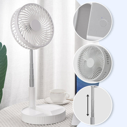 🌀 50% RABATT! 🍃 Wiederaufladbarer & faltbarer Mini-Ventilator – Kompakt, leise & perfekt für Reisen – Ideal für Büro oder heiße Tage – 3 Geschwindigkeiten, kleiner Begleiter mit großer Kühlleistung 🔋✨