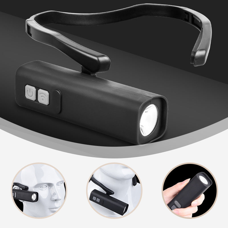 Ohrmontierte LED-Stirnlampe mit Bewegungssensor