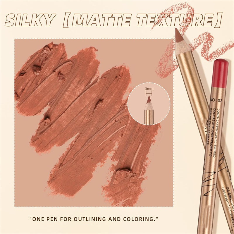 💄 LIMITED-TIME 50% RABATT! ✨ Lipliner-Stift-Set – 12 Farben, Wischfest, Matt ✨