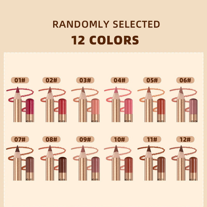 💄 LIMITED-TIME 50% RABATT! ✨ Lipliner-Stift-Set – 12 Farben, Wischfest, Matt ✨