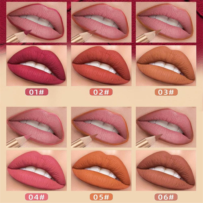 💄 LIMITED-TIME 50% RABATT! ✨ Lipliner-Stift-Set – 12 Farben, Wischfest, Matt ✨