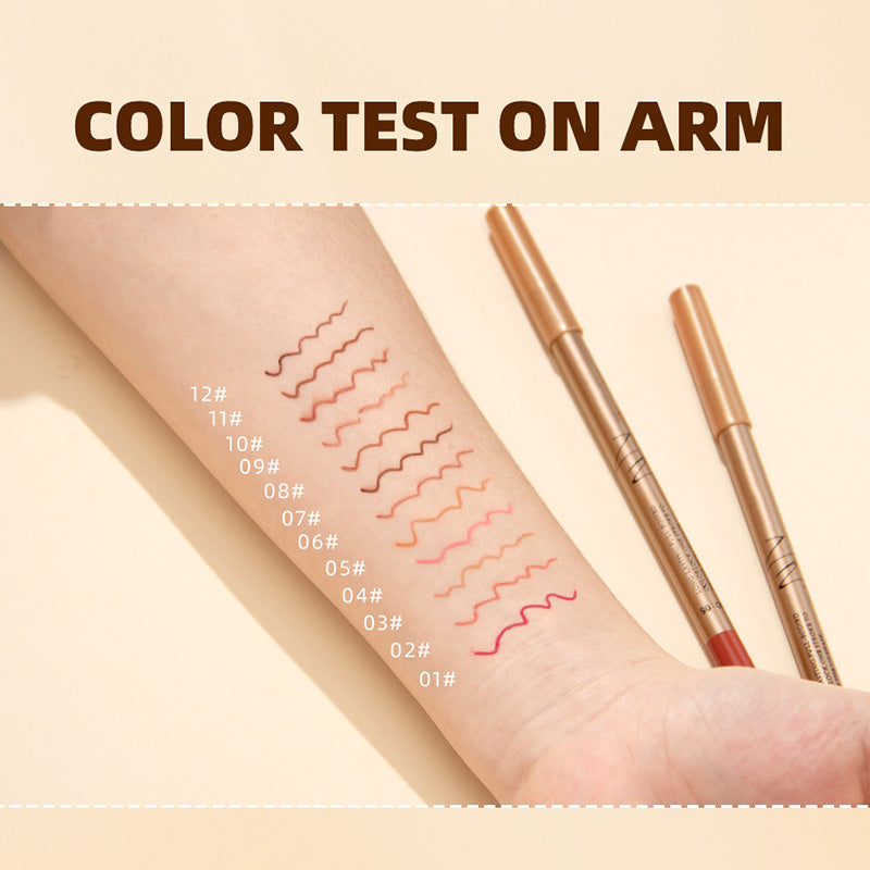 💄 LIMITED-TIME 50% RABATT! ✨ Lipliner-Stift-Set – 12 Farben, Wischfest, Matt ✨