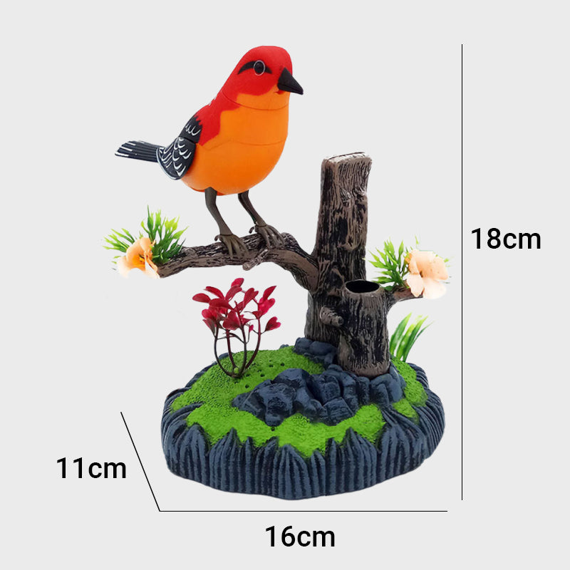 🐦🥰Interaktives Spielzeug mit sprachaktiviertem zwitscherndem Vogel