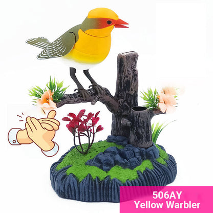 🐦🥰Interaktives Spielzeug mit sprachaktiviertem zwitscherndem Vogel