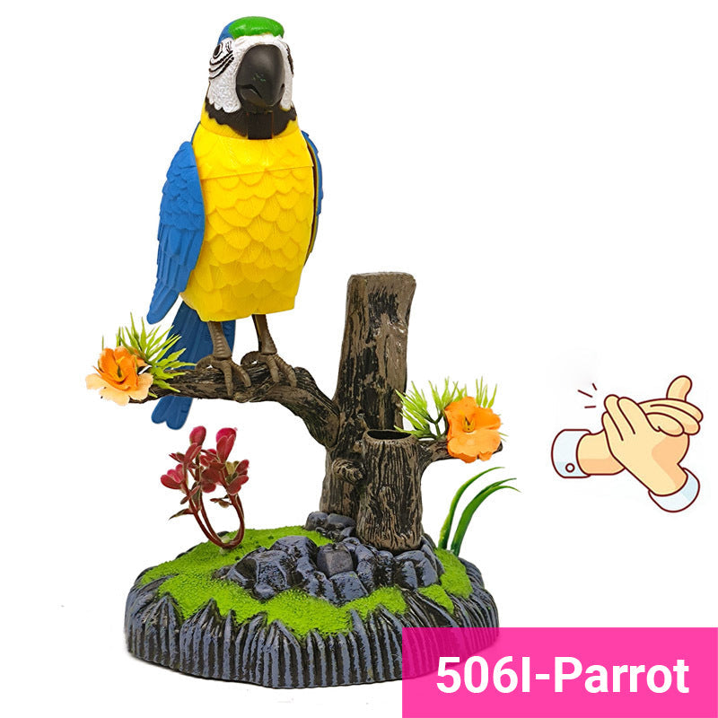 🐦🥰Interaktives Spielzeug mit sprachaktiviertem zwitscherndem Vogel