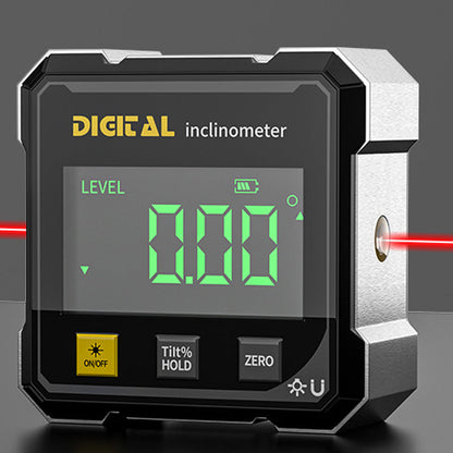 💥 50 % SPAREN! Magnetischer 4-Seiten-Winkelmesser mit Laser – Nur für kurze Zeit 🛠️