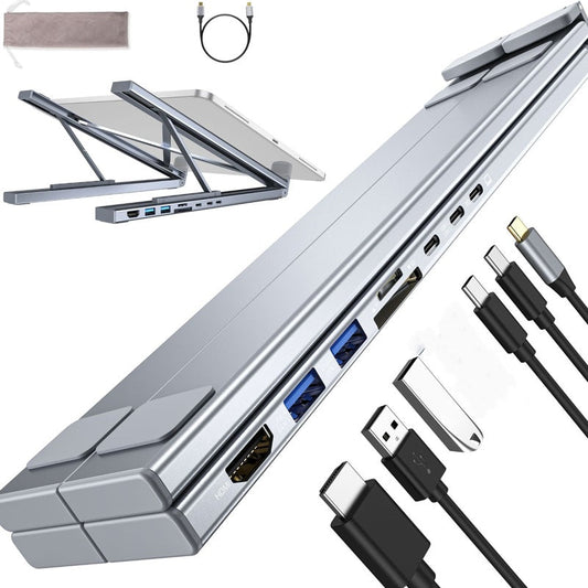🖥️50 % Rabatt!⚡USB-C-Dockingstation und Laptop-Ständer mit 4K-HDMI